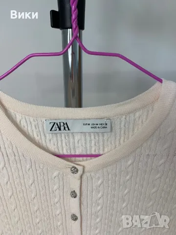 Жилетка Zara, размер М, но е подходяща и за S, снимка 4 - Жилетки - 49456365