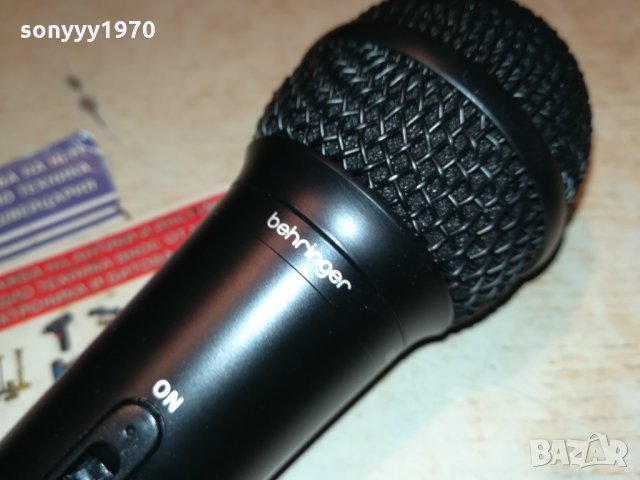 BEHRINGER NEW PROFI MICROPHONE 1801221935, снимка 2 - Микрофони - 35481529