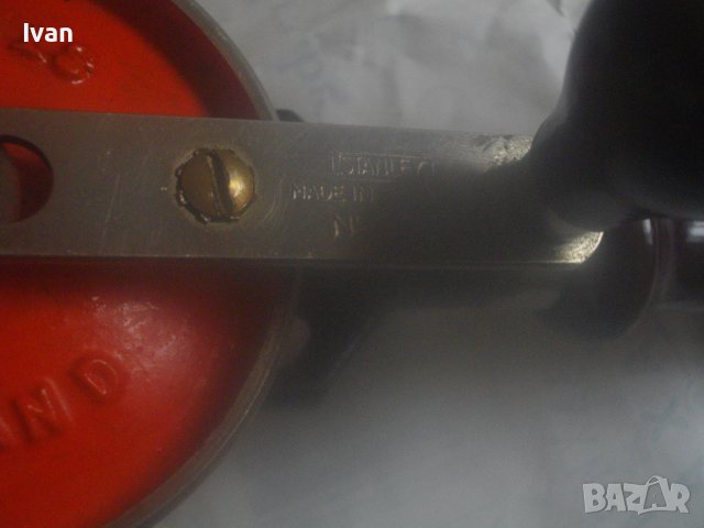 STANLEY ENGLAND-Маткап-Ръчна Дрелка-Бормашина-Като Нов-Колекционерски/Антикварен-Отличен-325мм-Англи, снимка 6 - Бормашини - 42919947