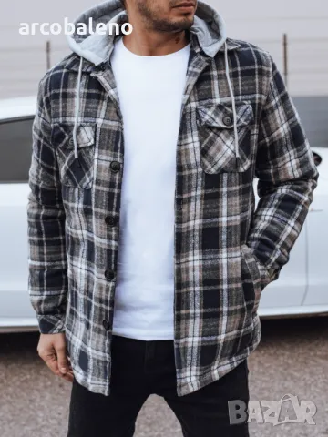 Мъжко яке с качулка, 3цвята , снимка 10 - Якета - 48269680