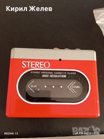 Ретро уокмен STEREO запазен за КОЛЕКЦИЯ ДЕКОРАЦИЯ 29132