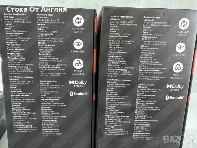 Слушалки - Logitech Astro A50 Wireless + Base Station (939-002224) Gen 5, снимка 12 - Слушалки за компютър - 54829249