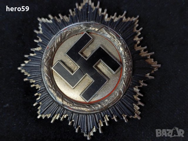 WW2 Орден на немски кръст,сребърен за военна заслуга(Deutsches Kreuz in Silber)орден,медал, снимка 3 - Колекции - 38054744