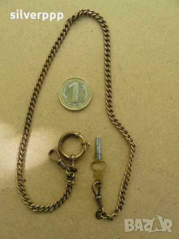  Масивен месингов кюстек с ключ 