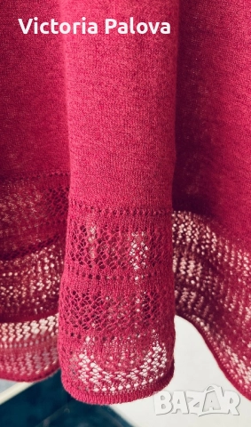 Елегантен ленен потник SANDRO, снимка 4 - Потници - 52064512