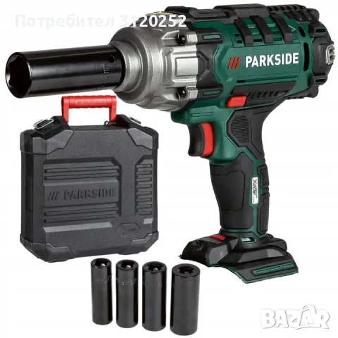 Акумулаторен ударен гайковерт Parkside, снимка 2 - Винтоверти - 48522712