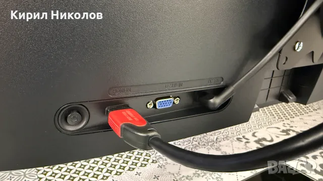 Монитор Samsung S24R356FHU (23.8", FHD, IPS, 75 Hz, AMD FreeSync, стойка), снимка 4 - Монитори - 55888976