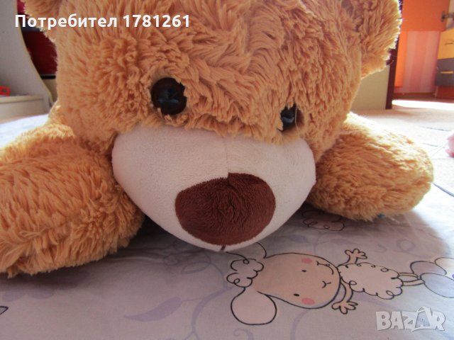 Огромен мечок с шапка, снимка 1 - Плюшени играчки - 29748650