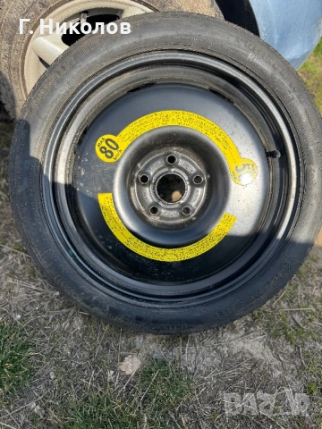 Оригинална резервна гума патерица 18 5х112, снимка 5 - Гуми и джанти - 54125768