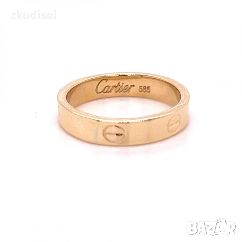 Златен дамски пръстен 1,19гр. размер:50 14кр. проба:585 модел:37752-5