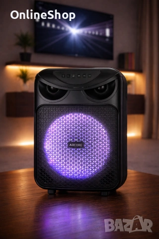 Преносима 8" караоке тонколона с Bluetooth, снимка 13 - Тонколони - 53036851