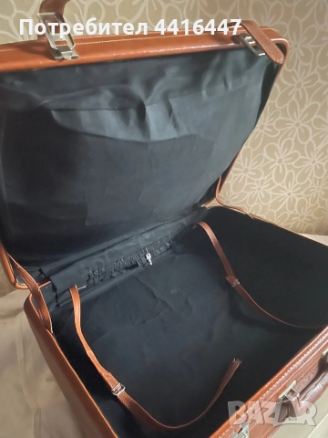 Кожен куфар, снимка 2 - Куфари - 52677325