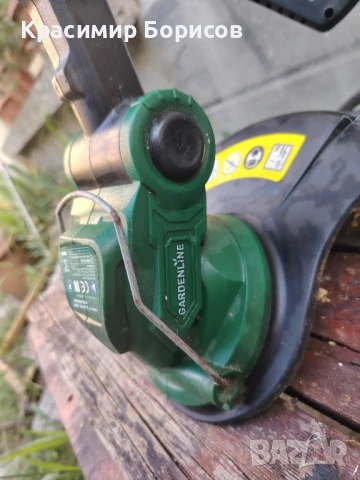акумулаторен тример за трева gardenline , снимка 4 - Градинска техника - 51124876
