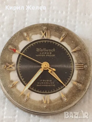 Два механизъма за ръчен часовник Glashutter GDR - Walbusch Luxus редки за КОЛЕКЦИЯ 34757, снимка 6 - Антикварни и старинни предмети - 56138492