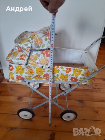 Стара детска количка за кукли #6, снимка 4 - Антикварни и старинни предмети - 54229941