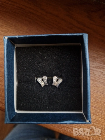 Сребърни обеци "Ангелски крила"