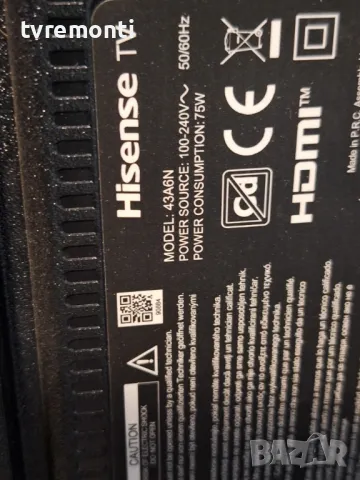 TCon BOARD,RSAG7.820.11133/ROH VER.A for HISENSE 43A6N for 43inc DISPLAY HD425Y1U51-T0L1, снимка 5 - Части и Платки - 49775179