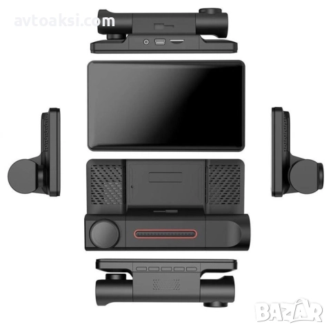 Видеорегистратор с 3 камери 4" -75096, снимка 6 - Аксесоари и консумативи - 51627769