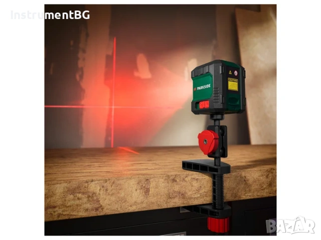 Лазер с хоризонтална и вертикална линия PARKSIDE® - самонивелиращ се PKLL 7 P5, снимка 4 - Други инструменти - 53879180