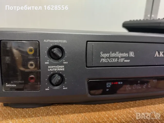 Akai hi-fi stereo VHS video VS-G858, снимка 2 - Декове - 56106346