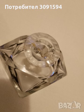  Арт Деко -1920г"Кристални бутилки за парфюми с  декорация цветя - арт деко"  , снимка 11 - Антикварни и старинни предмети - 42794251