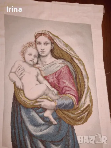 Гоблен ръчно изработен 80см×50см, снимка 2 - Гоблени - 48520497