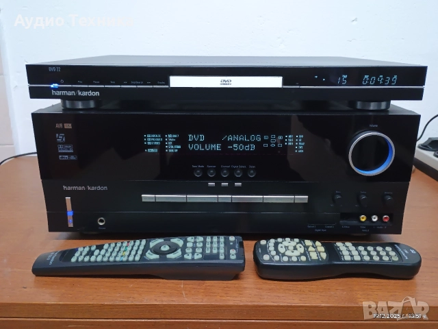 Ресивър (усилвател) harman/kardon AVR 135 + DVD 22