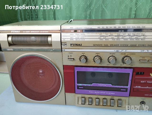 funai rcs-600g, снимка 2 - Радиокасетофони, транзистори - 52905293