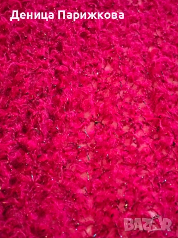 Ръчно плетен шал на една кука модел "Романтик", снимка 5 - Шалове - 52770840