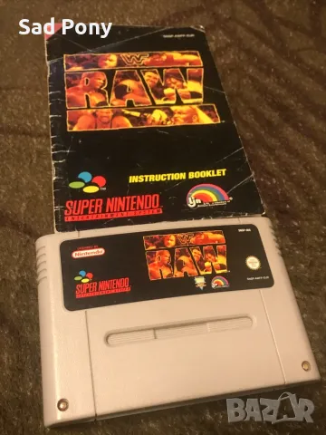Nintendo SNES WWF RAW игра