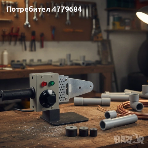 Професионална лепачка за PPR тръби 900W с регулируема температура (50–300°C) – Комплект с куфар, снимка 2 - Поялници и запояване - 54000659