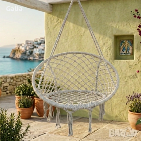 Висяща градинска люлка, снимка 7 - Градински мебели, декорация  - 54289608
