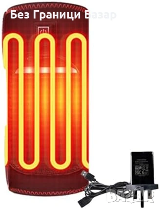 Нов USB нагревател за китка и палец 3 температури универсална Електрическа гривна