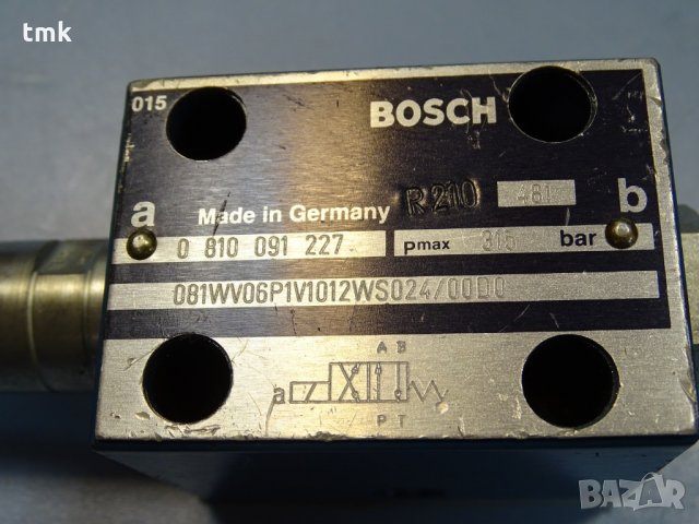 хидравличен разпределител BOSCH 081WV06P1V1012WS024/0000, снимка 3 - Резервни части за машини - 35033207