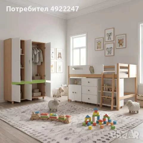 Комплект за детска стая , снимка 3 - Мебели за детската стая - 55750615