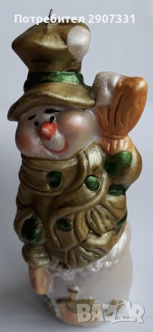 коледна играчка за елха снежен човек. порцелан, снимка 10 - Други - 38914819
