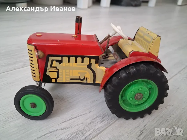 Стара чехословашка,ламаринена играчка KDN от 60-те г.