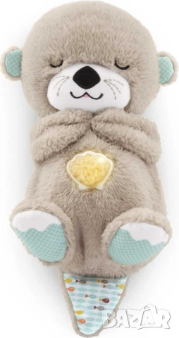 Fisher Price SOOTHERS Успокояваща видра с музика играчка Fisher-Price Soothe N Snuggle Otter за сън , снимка 2 - Музикални играчки - 54307463