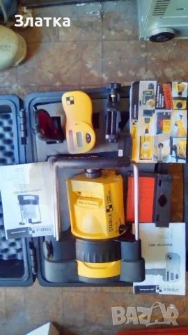 Нивелир Стабила Лазерен ротационен нивелир Stabila LAPR 100 с тринога Професионален,на половин цена!, снимка 4 - Други машини и части - 45178062