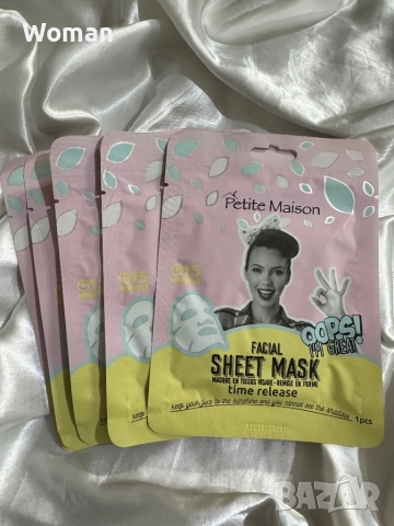 Шийт маски за лице , снимка 7 - Козметика за лице - 52720554