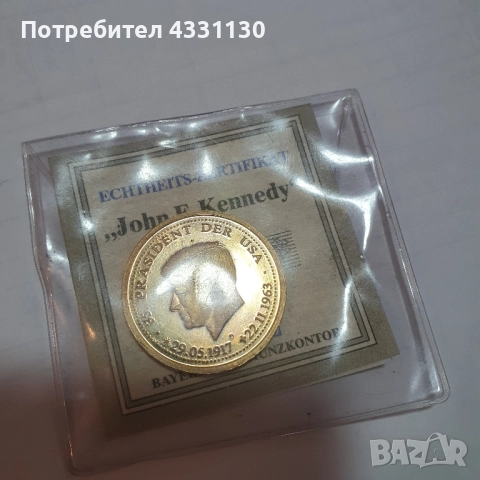 монета Кенеди j f Kennedy 