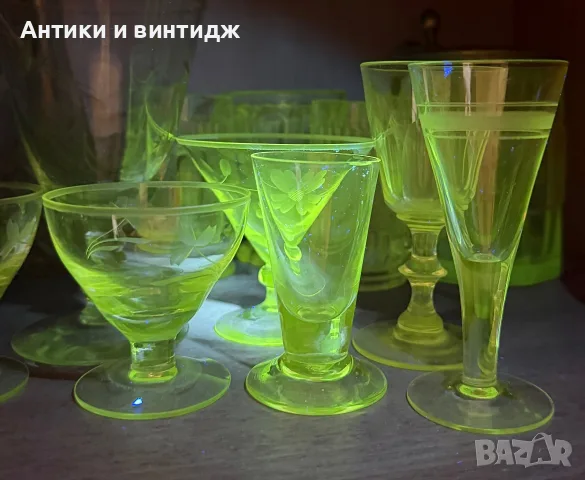 Старинни Винтажни/ретро чашки за ракия/рюмки 