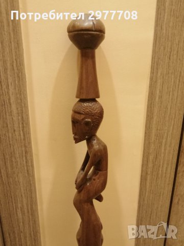 Абаносов бастун с африкански мотив, снимка 5 - Други ценни предмети - 35188866