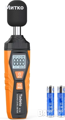 Tadeto Шумомер, преносим цифров децибеломер от 30dB до 130dB с LCD дисплей, претеглен спрямо климати, снимка 7 - Други - 52918350