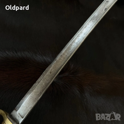 Бойна сабя (кутлас), пехотна, модел от An-IX (1802 г.),  Острие от офицерска сабя, модел 1855 г., снимка 6 - Антикварни и старинни предмети - 51905433