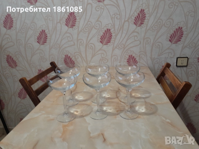 Елегантни чаши за десерт или коктейл, снимка 3 - Чаши - 52026570