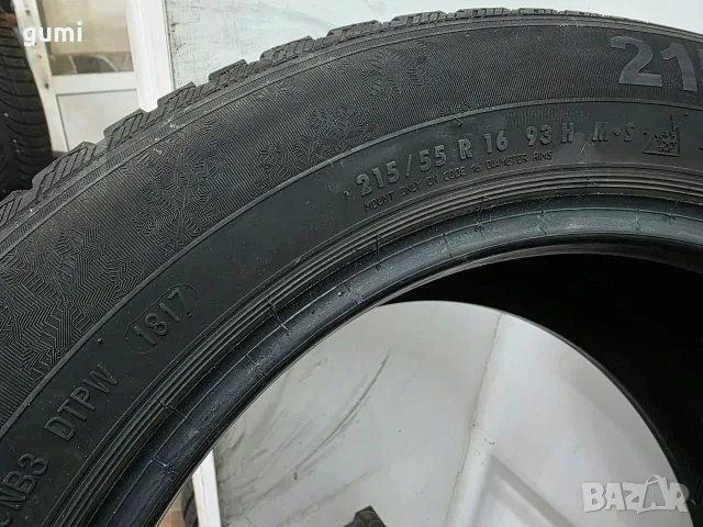 2бр зимни гуми 215/55/16 SEMPERIT L06690 , снимка 4 - Гуми и джанти - 56219703
