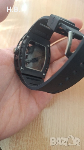 Часовник RM Skull кварц Black, снимка 3 - Мъжки - 54339687