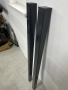 Колове, стълбове за оградно пано, врата 2бр, нови, стоманени, прахово боядисани , снимка 3