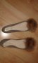 За последно Уникат балерини естествена кожа със заешки косъм на Ермано Шарвино/Ermanno Scervino, снимка 1 - Дамски елегантни обувки - 37717478